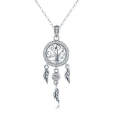 925 Sterling Silver Necklace 36-45cm with Pendant for Women