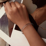 925 Sterling Silver White Gold Plated Bracelet for Women