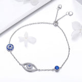 925 Sterling Silver Bracelet 22cm Length 0.9*2.2cm for Women