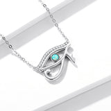 925 Sterling Silver Opal Necklace with CZ and Platinum Plating, Adjustable Length 45cm, Women’s Jewelry