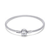 925 Sterling Silver SCB Bracelet Size 17.0cm