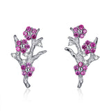 925 Sterling Silver Earrings with Pavé Setting CZ for Women