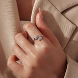 925 Sterling Silver Pavé Setting CZ Ring for Women