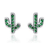 925 Sterling Silver 0.60 Carat Cubic Zirconia Earrings for Women