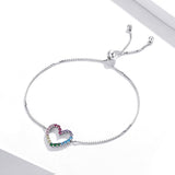 925 Sterling Silver Bracelet with Pavé Setting CZ