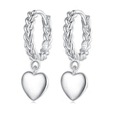 S925 Sterling Silver Earrings for Women with Platinum Plating