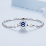 925 Sterling Silver Bracelet with CZ & Resin, Size 17.0