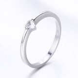 925 Sterling Silver Ring for Women Size 6.0 with Pavé Setting CZ