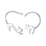 925 Sterling Silver Earrings for Women - 3*2.5cm, Platinum Plated