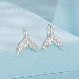 925 Sterling Silver Earrings with Pavé Setting in Oxidized Finish