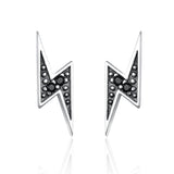 925 Sterling Silver Earrings with Pavé Setting CZ