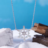 925 Sterling Silver White Gold Plated 1.8x1.9cm CZ Pendant Necklace for Women