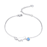 925 Sterling Silver Adjustable Bracelet for Unisex