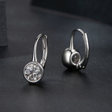 925 Sterling Silver 0.50 Carat Moissanite Earrings for Women