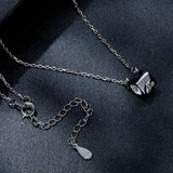 925 Sterling Silver 0.65 Carat Moissanite Necklace for Women