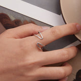 925 Sterling Silver Oxidized Silver 0.12-0.9cm Ring for Unisex