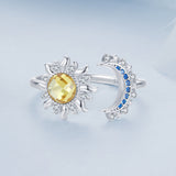 925 Sterling Silver Pavé CZ White Gold Plated Ring for Women