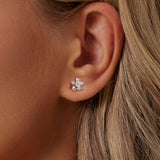 S925 Sterling Silver 3.00 Carat Moissanite Earrings for Women