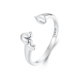 925 Sterling Silver Oxidized 1.8mm Width Elegant Style E Ring