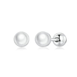 925 Sterling Silver Quality Shell Pearl Earrings for Women