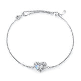 925 Sterling Silver Moonstone Bracelet for Women