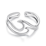 925 Sterling Silver Oxidized Ring for Men - Width 0.3-1.1cm