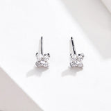 925 Sterling Silver CZ Earrings for Women