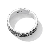 925 Oxidized Silver 0.5cm Ring