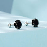 925 Sterling Silver Pavé Setting CZ Earrings for Women