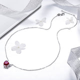 925 Sterling Silver Necklace with 1.5x1.3 cm Pendant for Women