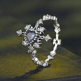 925 Sterling Silver Pavé Setting CZ Ring for Women