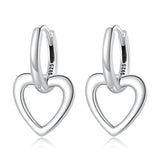 925 Sterling Silver Earrings for Women - Oxidized - 1.9x1.2cm