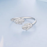925 Sterling Silver Pavé Setting CZ Ring for Women