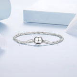 925 Sterling Silver Bracelet 17cm with Oxidized Finish