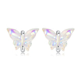 925 Sterling Silver Earrings with Resin and Oxidized Silver for Women