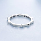 925 Sterling Silver Pavé Set CZ Ring Size 6.0