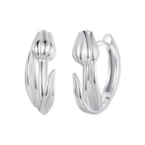 925 Sterling Silver White Gold Plated Earrings for Women