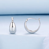 925 Sterling Silver White Gold Plated Earrings for Women