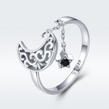 925 Sterling Silver Ring for Women - Width 0.2cm, Height 1.1cm