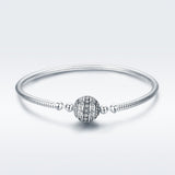925 Sterling Silver SCB Bracelet Style Nan Size 17.0 for Women