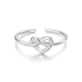 925 Sterling Silver & Plated White Gold 1.6mm Ring for Women