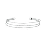 925 Sterling Silver White Gold Plated Bracelet for Women