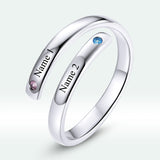 925 Sterling Silver Pavé Setting CZ Oxidized Silver Ring