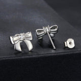 925 Sterling Silver Moissanite Earrings 0.3 cm for Women