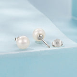 925 Sterling Silver Freshwater Pearl Earrings for Women