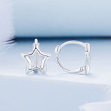S925 Oxidized Silver 1cm Earrings for Women