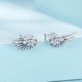 925 Sterling Silver Oxidized Pavé CZ Earrings