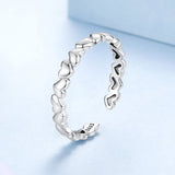 925 Sterling Silver Oxidized Silver 0.3cm Width Ring for Unisex