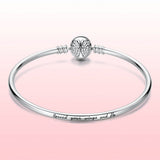 925 Sterling Silver 17.0 cm Oxidized CZ Bracelet for Women
