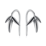 925 Sterling Silver Oxidized Silver Earrings for Women